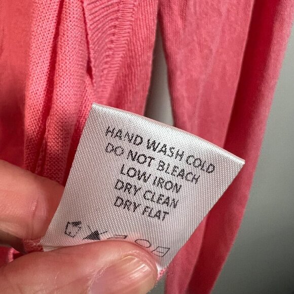 Lovers + Friends Wrap It Sweater Size Rose Small Pink Balletcore Feminine Crop - Picture 12 of 12